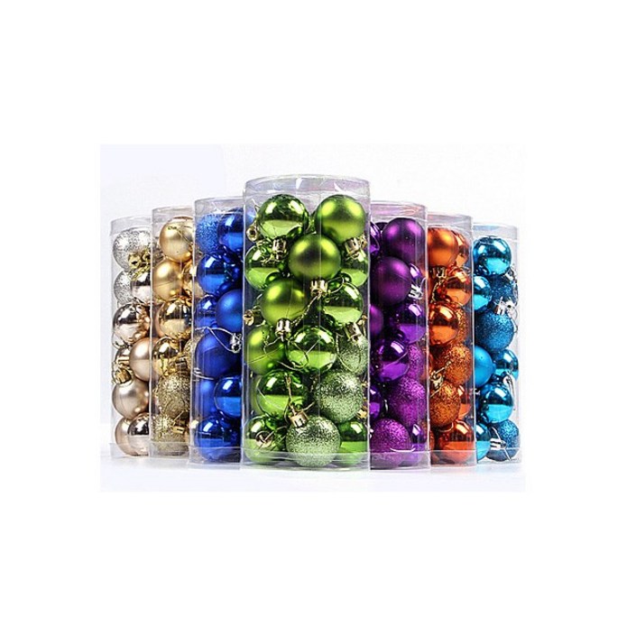 리버그린 크리스마스장식볼12color 4cm6cm8cm장식볼