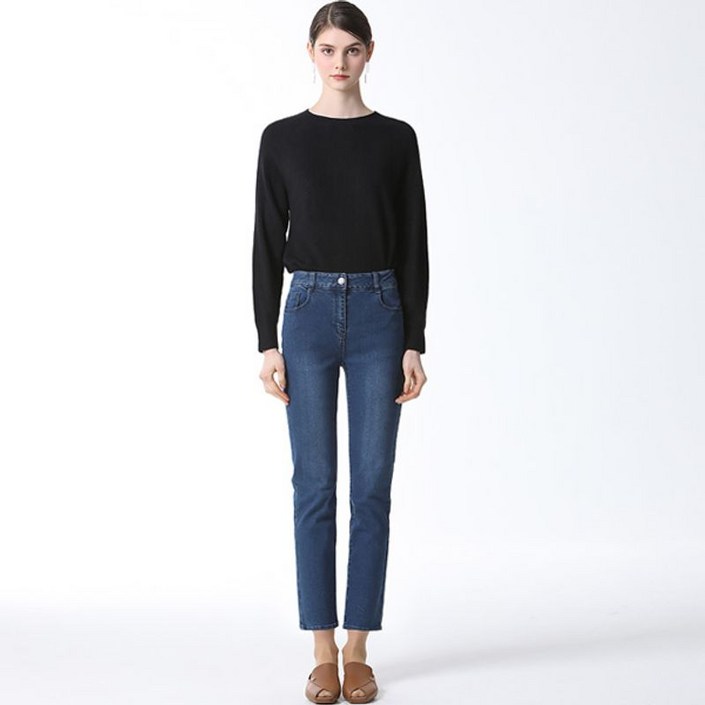 쉬즈미스 스트레이트 워싱 데님 팬츠SSMSLM12510