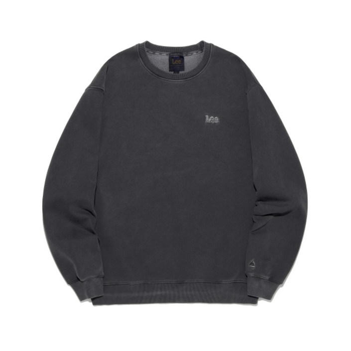 LEE 맨투맨 리 정품 [맨투맨 티셔츠] 스몰 트위치 로고 차콜