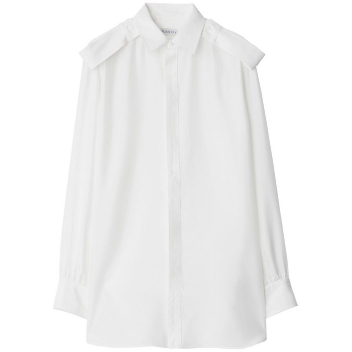 버버리 실크 긴소매 셔츠