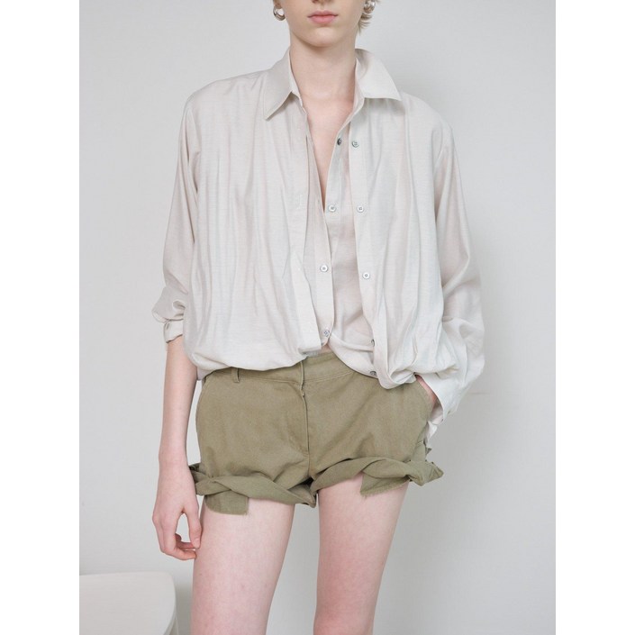 런던플랏 리본 타이 블라우스 3color 25FW