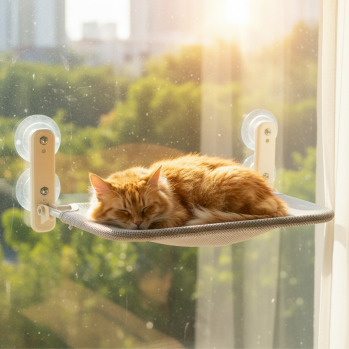 고양위들 해먹 창문 캣타워 고양이
