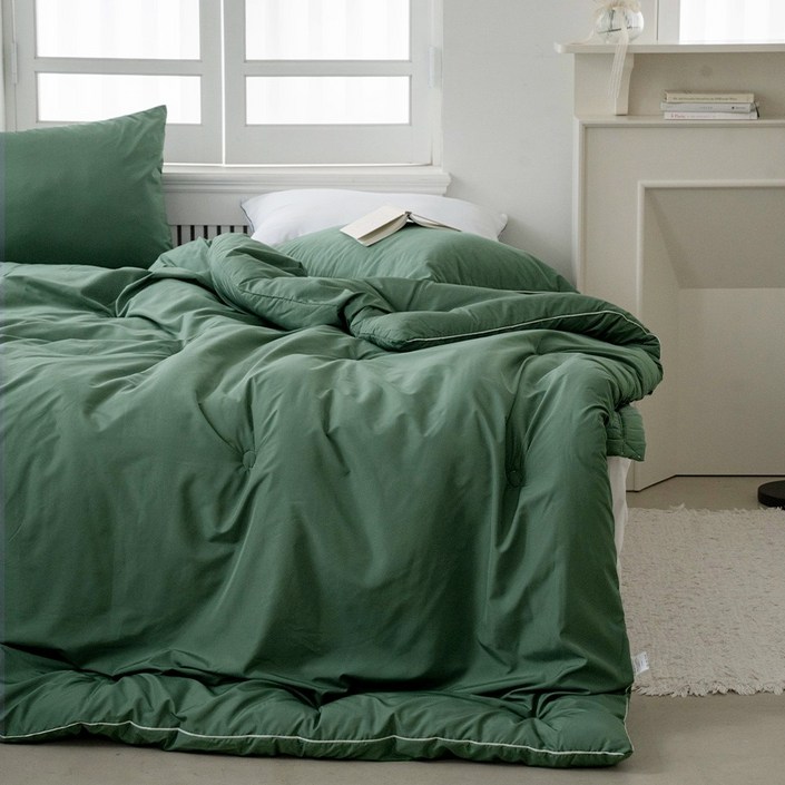 국내제작 띵스룸 알러지케어100 M2 진드기방지 옥수수솜 차렵이불