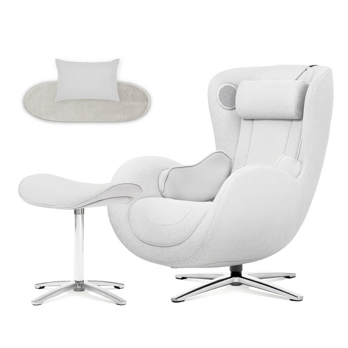 누하스 뉴클래식 패브릭 에디션 안마의자  고급 러그  보조쿠션 방문설치