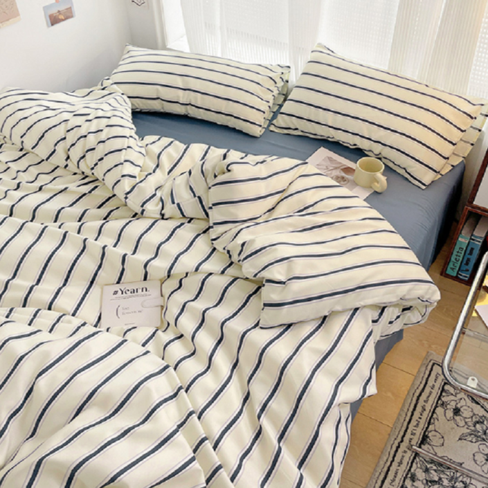 데보코 헤이즐 스트라이프 사계절 차렵이불