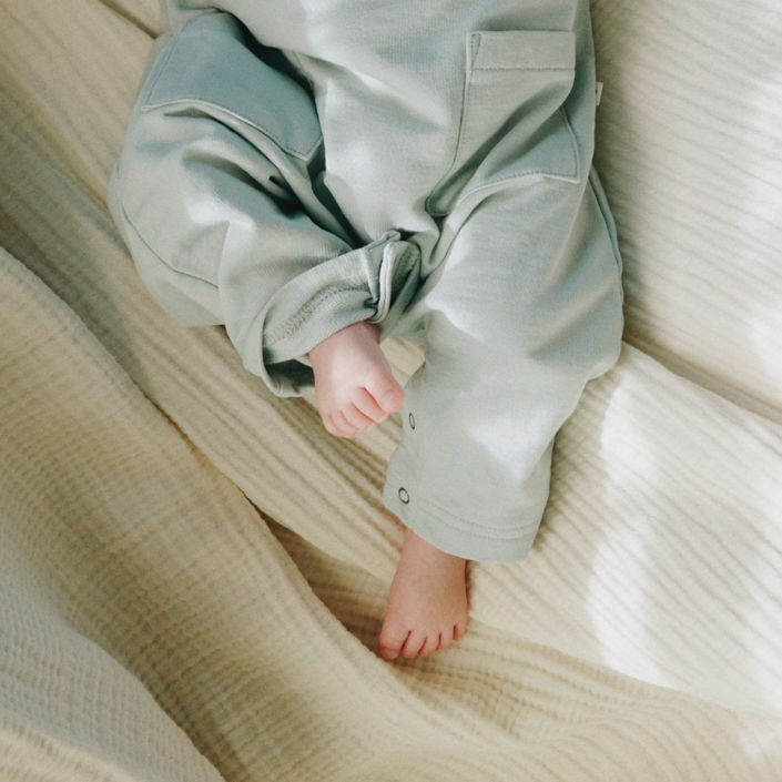 NORMAL COTTON JERSEY PLAY SUIT HABOR GRAY MINT