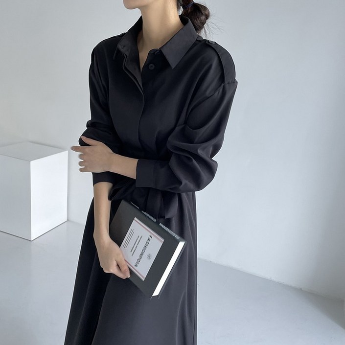 투디 트렌치 원피스 롱원피스 셔츠원피스 하객원피스 하객룩