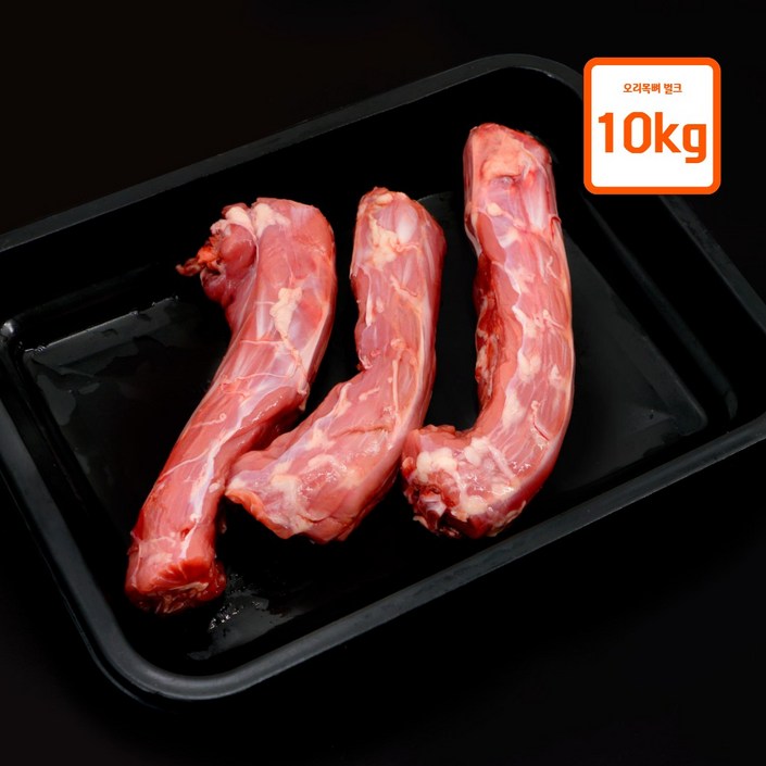 오리 목 뼈 5kg 반려견 생식 수제간식 긴목 절단목 대용량, 1개, 벌크절단 목