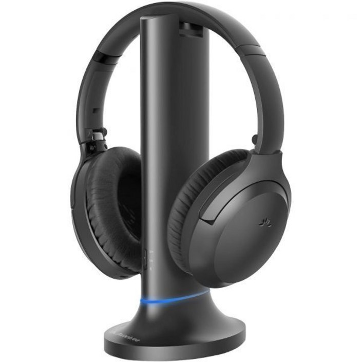 아반트리 오페라 플러스 시네마 클리어 대화 모드로 TV 시청을 위한 무선 헤드폰 HDMI ARC Opt AUX RCA 입력 지원 164ft 범위 블루투스 송신기 충전 도크 2i