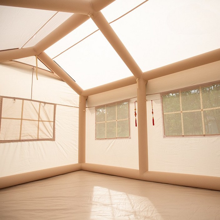 리빙쉘 대형 에어텐트 감성 대형 면 코튼 에어텐트