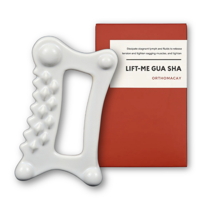 베리버터 셀프 도자기 괄사 마사지, 화이트, 1개