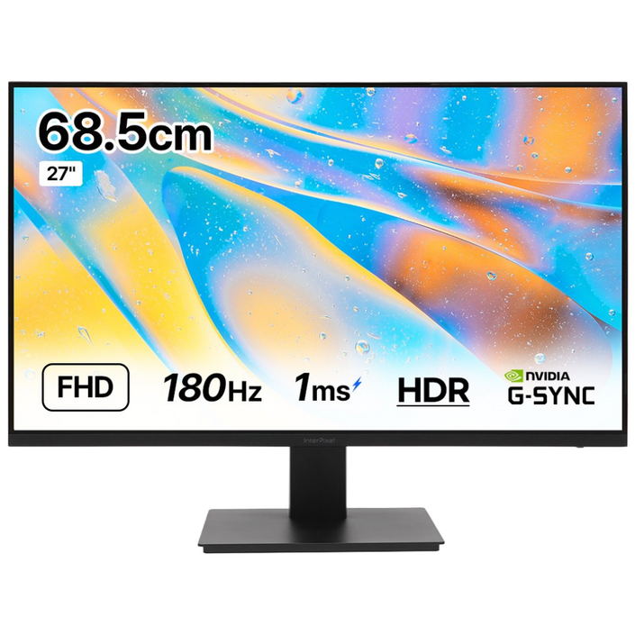 인터픽셀 IP2744 FHD 180Hz 27인치 게이밍 모니터, IP2744무결점, 68.5cm