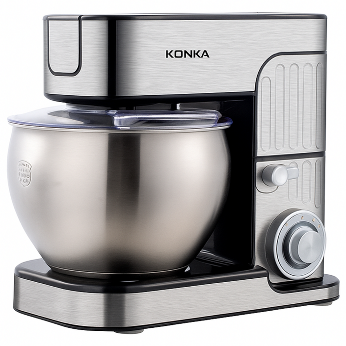 브레드믹스 조용한 제빵 반죽기 가정용 스탠드믹서 전동 휘핑기 밀가루 혼합기 미니 머랭치기, 7L 스테인리스 1000W 무소음 통추가