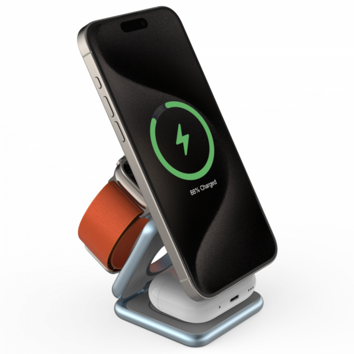 니케 3in1 아이폰 맥세이프 애플워치 호환 에어팟 무선 충전기