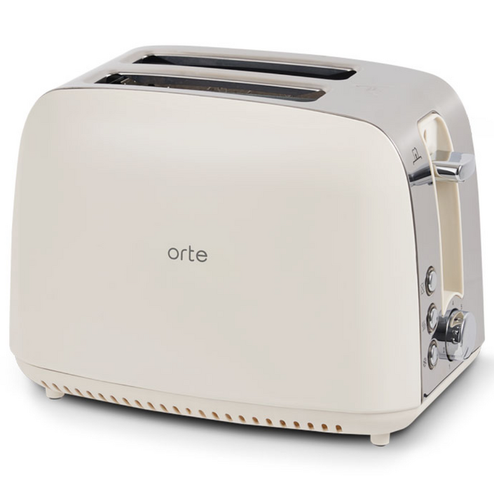 오르테 FULL 스텐 토스트기 7단계 굽기조절 가정용 빵굽는 기계, 크림화이트