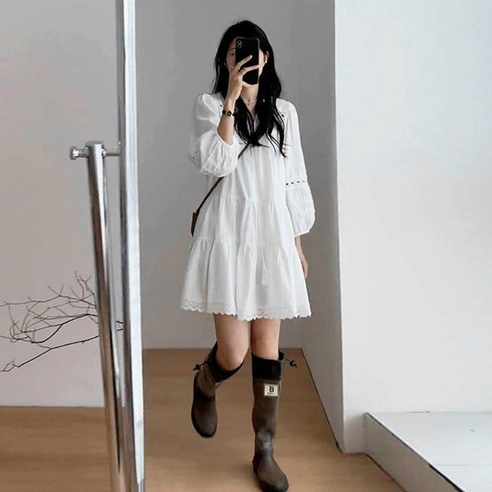 메이킹유 3size 펀칭 레이스 캉캉 WA11547멜린원피스