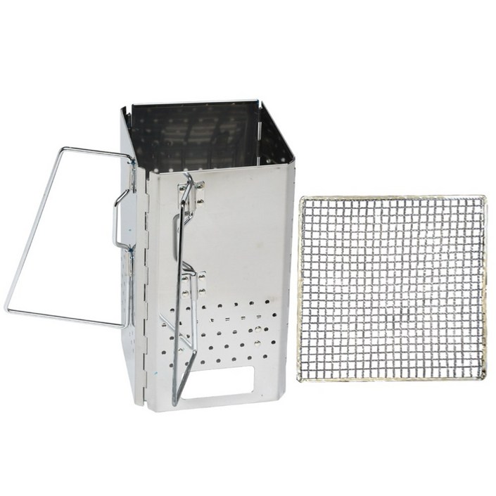 갑도리 석도리 접이식 사각 차콜스타터, 1세트