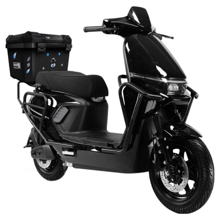 에코모션 클래식 전기 스쿠터 오토바이 배터리 바이크 전기바이크 전동휠 모터 전동오토바이, 아이보리 펄