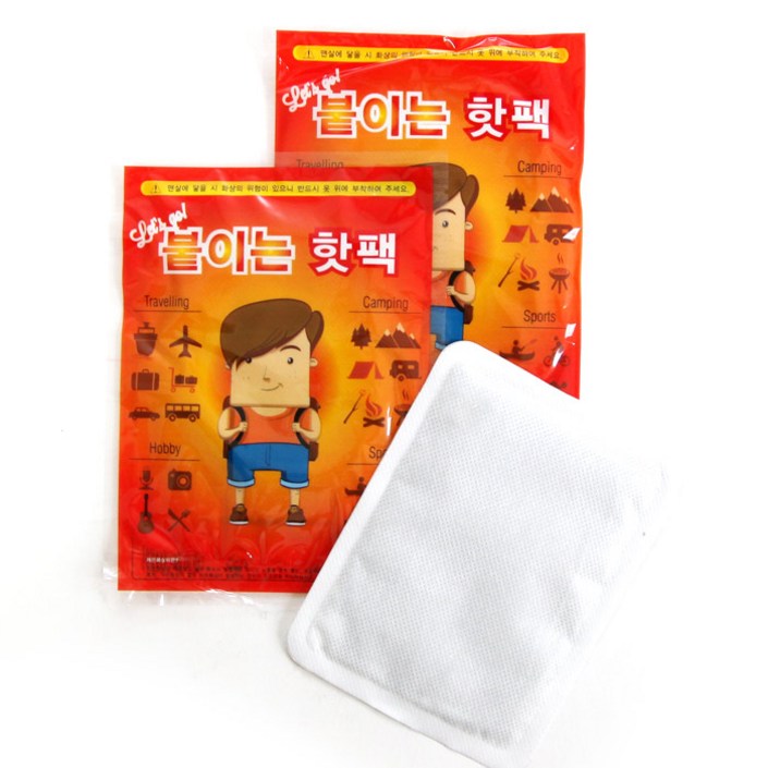레츠고 붙이는 핫팩, 100개