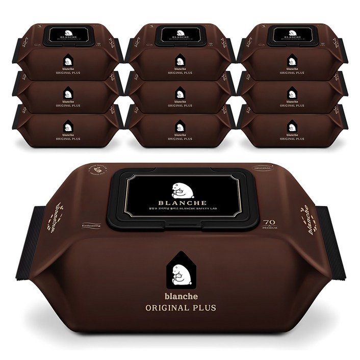 블랑슈 오리지널 플러스 아기물티슈 캡형