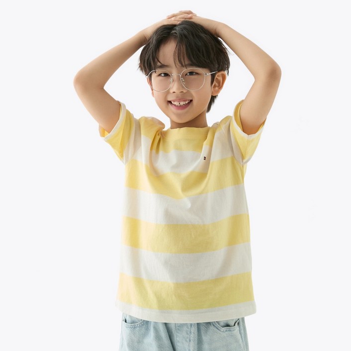 타미힐피거 아동용 볼드 스트라이프 티셔츠