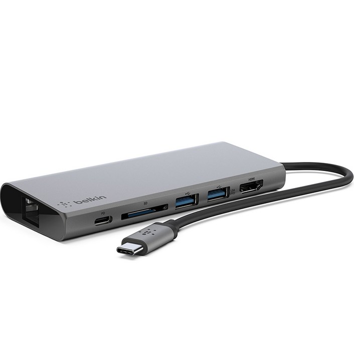 벨킨 USB C타입 멀티미디어 허브 F4U092bt 벨킨 USB C타입 멀티미디어 허브 F4U092bt
