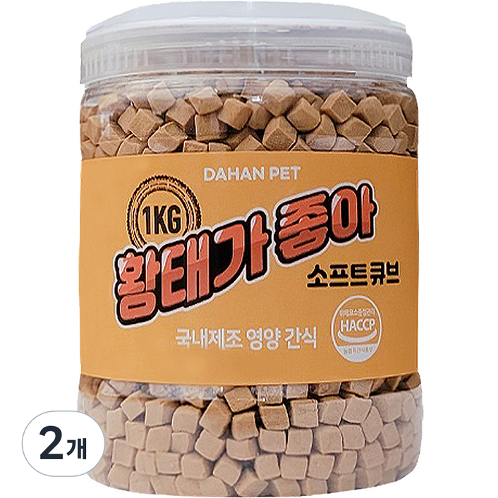 다한 노즈워크 훈련용 강아지 간식 져키 1kg, 황태, 2개 다한 노즈워크 훈련용 강아지 간식 져키 1kg, 황태, 2개