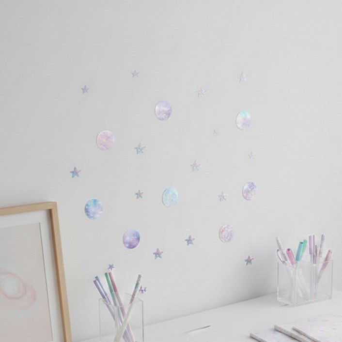 별 우주 포인트 스티커