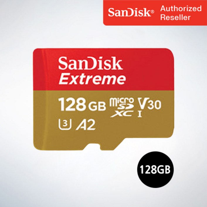 샌디스크 마이크로 SD카드 SDXC Extreme 익스트림 QXAA 128GB 7327283947