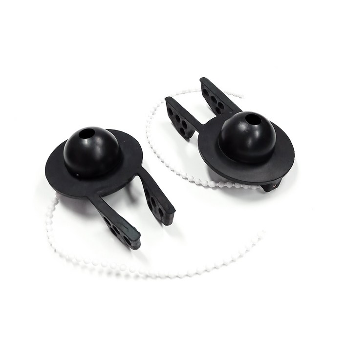 양변기 고무마개 블랙 2개세트누수방지 통고무 변기마개 교체용