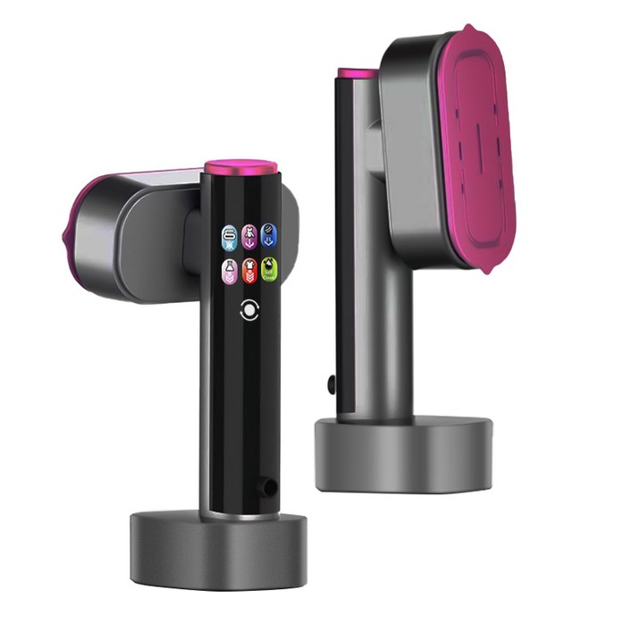 Voltmate 핸디형 스팀다리미 5가지 온도 조절 8S 빠른 스팀 디지털 표시창 2in1 가정용 여행용