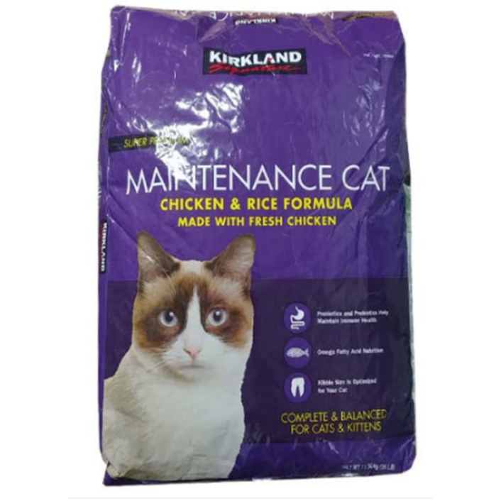 커클랜드 시그니춰 슈퍼 프리미엄 메인터넌스 치킨 앤 라이스 고양이사료