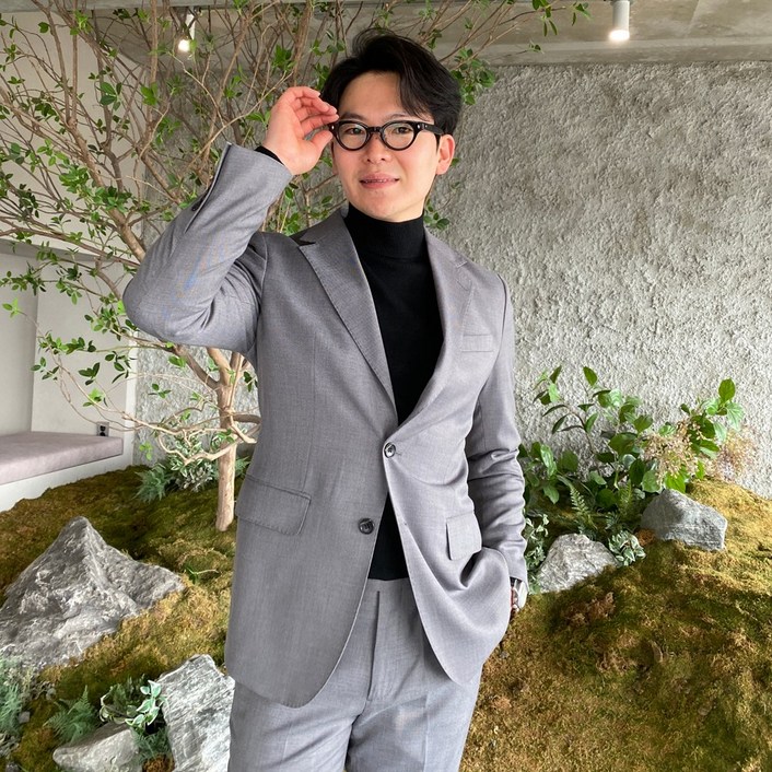 남자결혼식하객룩 봄 가을 버드아이 비스코스 그레이 싱글자켓 심플 수트 세미정장 남자결혼식하객룩 봄 가을 버드아이 비스코스 그레이 싱글자켓 심플 수트 세미정장