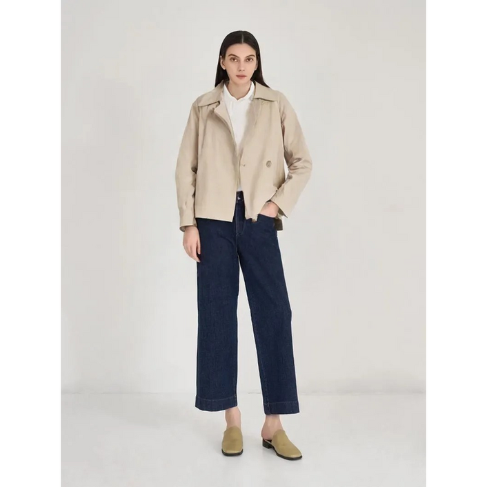 마레몬떼 숏기장 트렌치코트 M232MTC01S0