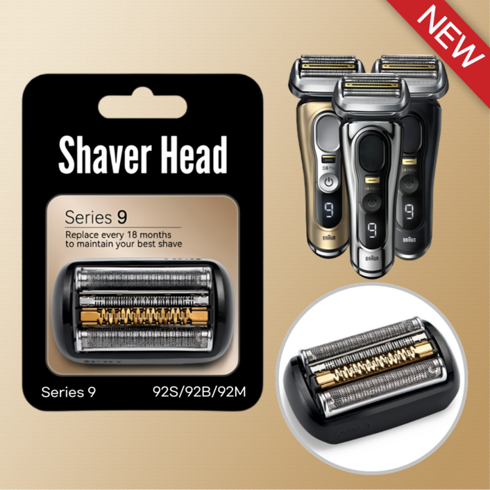 어썸케이 브라운 시리즈9 면도날망 92S 92B 92M 94M 96M 호환용, 92B블랙, 1개