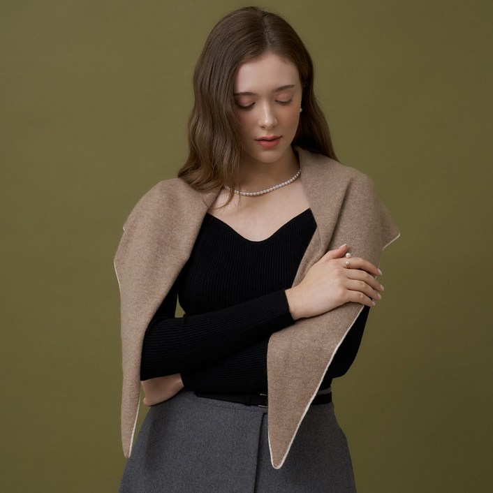 엘르 다이아캐시 롱 머플러 SE24MC001