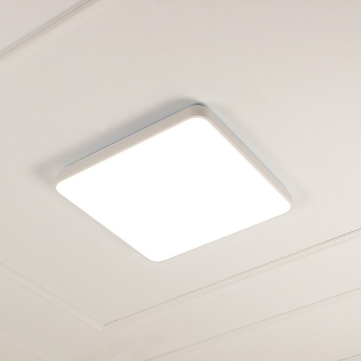 LED 국산 60W 방등 주방 천정 안방 아이방 사무실 조명 거실등 뉴슬림