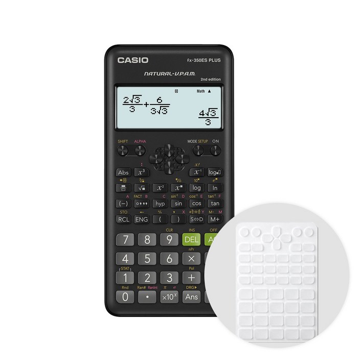 카시오 공학용계산기 FX350ES PLUS 2  전용 키스킨, 단품