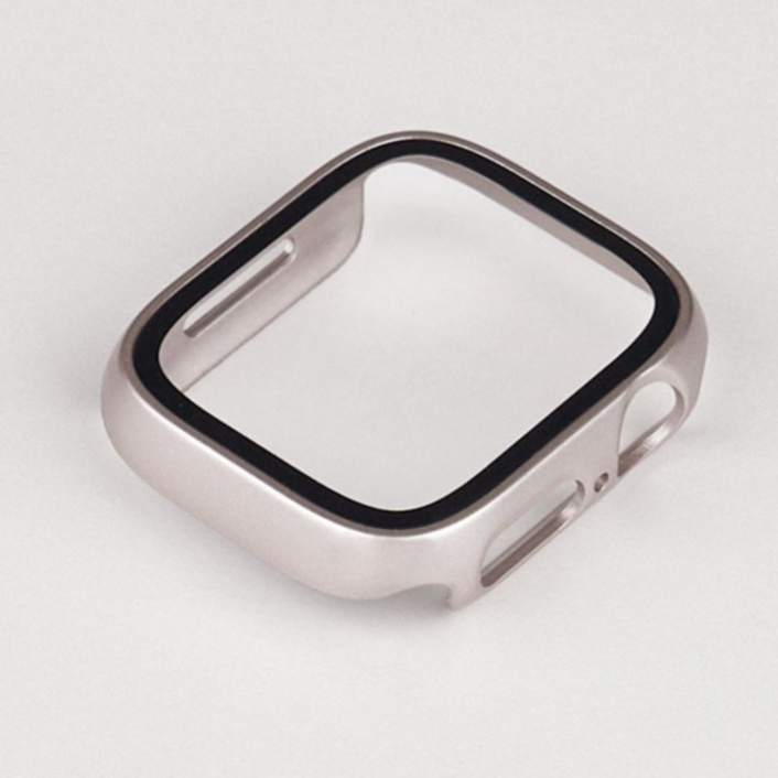 애플워치 7 6 5 4 3 2 1세대 호환 풀커버 강화필름 케이스