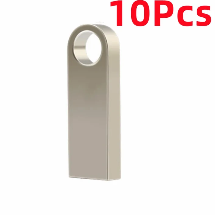 10개/세트 컬러 금속 미니 USB2.0 플래시 드라이브 2GB 메모리 스틱  사용자 정의 로고