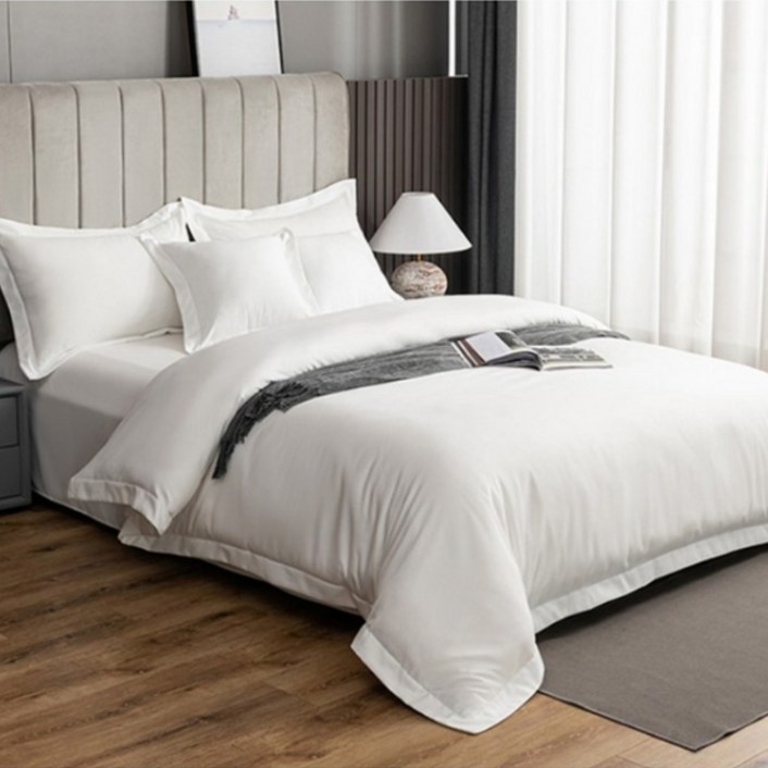 호텔 침구 4종 세트 120수 고급 민박 침구 세트 4종 세트 고밀도 민박 가정용