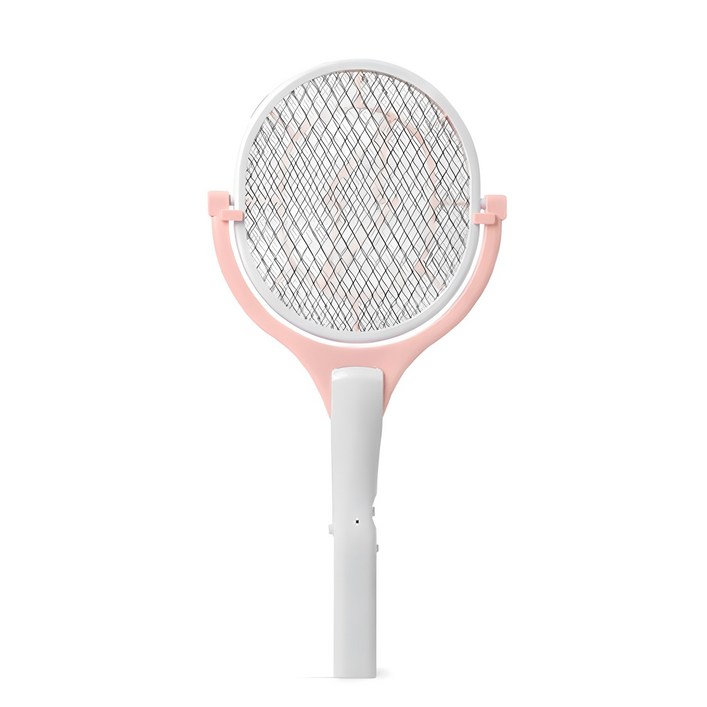 LED 90도 회전 전기 모기채