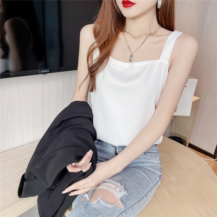 리나팩토리 여성용 민소매 나시 블라우스 리나팩토리 여성용 민소매 나시 블라우스
