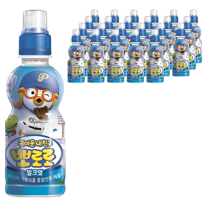 팔도 뽀로로 어린이음료 밀크맛
