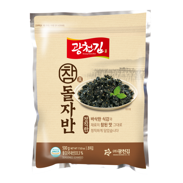광천김 참 돌자반, 500g, 1개 광천김 참 돌자반, 500g, 1개
