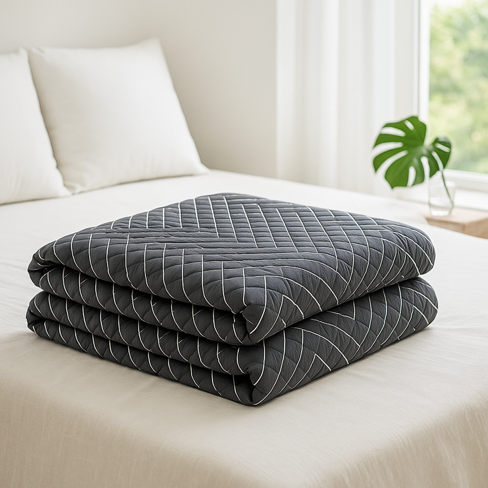 부강의료기 프리미엄 탄소전기요, 헤링본패턴, 중형100 x 180 cm