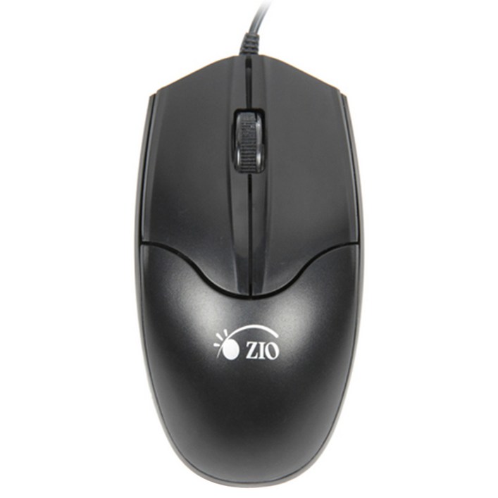 ZIO USB Optical 유선 마우스 ZIOM1100, ZIOM1100, 블랙