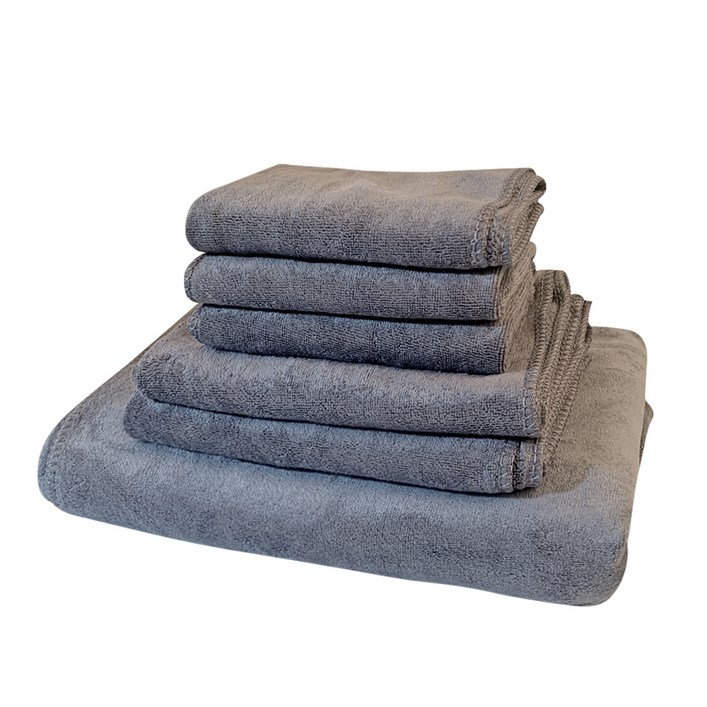 차싹 초극세사 차량용 세차타월 소형 3p  중형 2p  특대형 1p 세트, 단일색상, 1세트