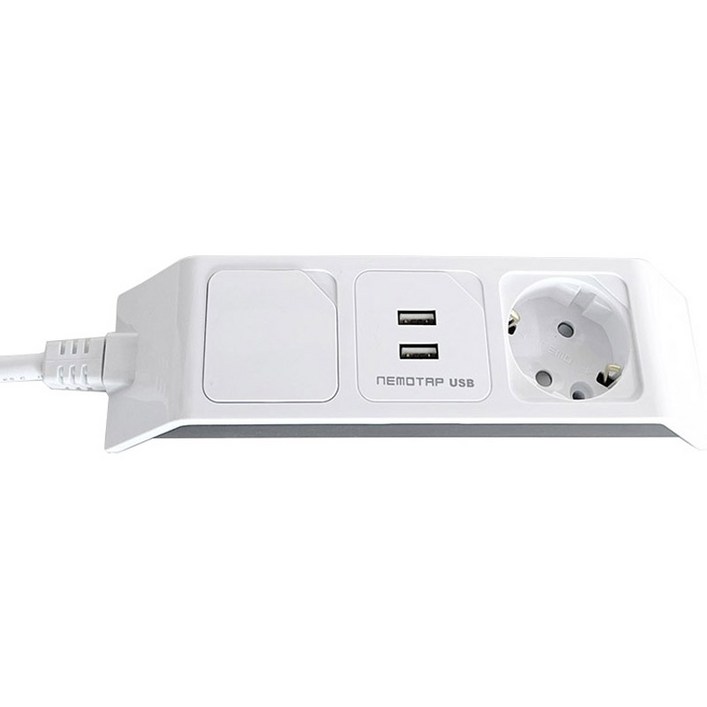 네모탭 일반충전 A타입 멀티탭 2구 SYNA2 USB