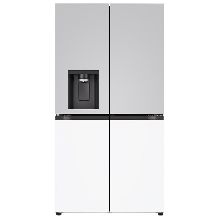 [색상선택형] LG전자 오브제 디오스 4도어 얼음정수기 메탈 냉장고 방문설치 - 쇼핑앤샵